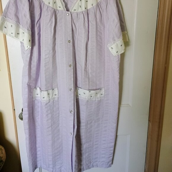 JIT Sleep House Coat/Robe - XL - Lilac - Picture 4 of 4